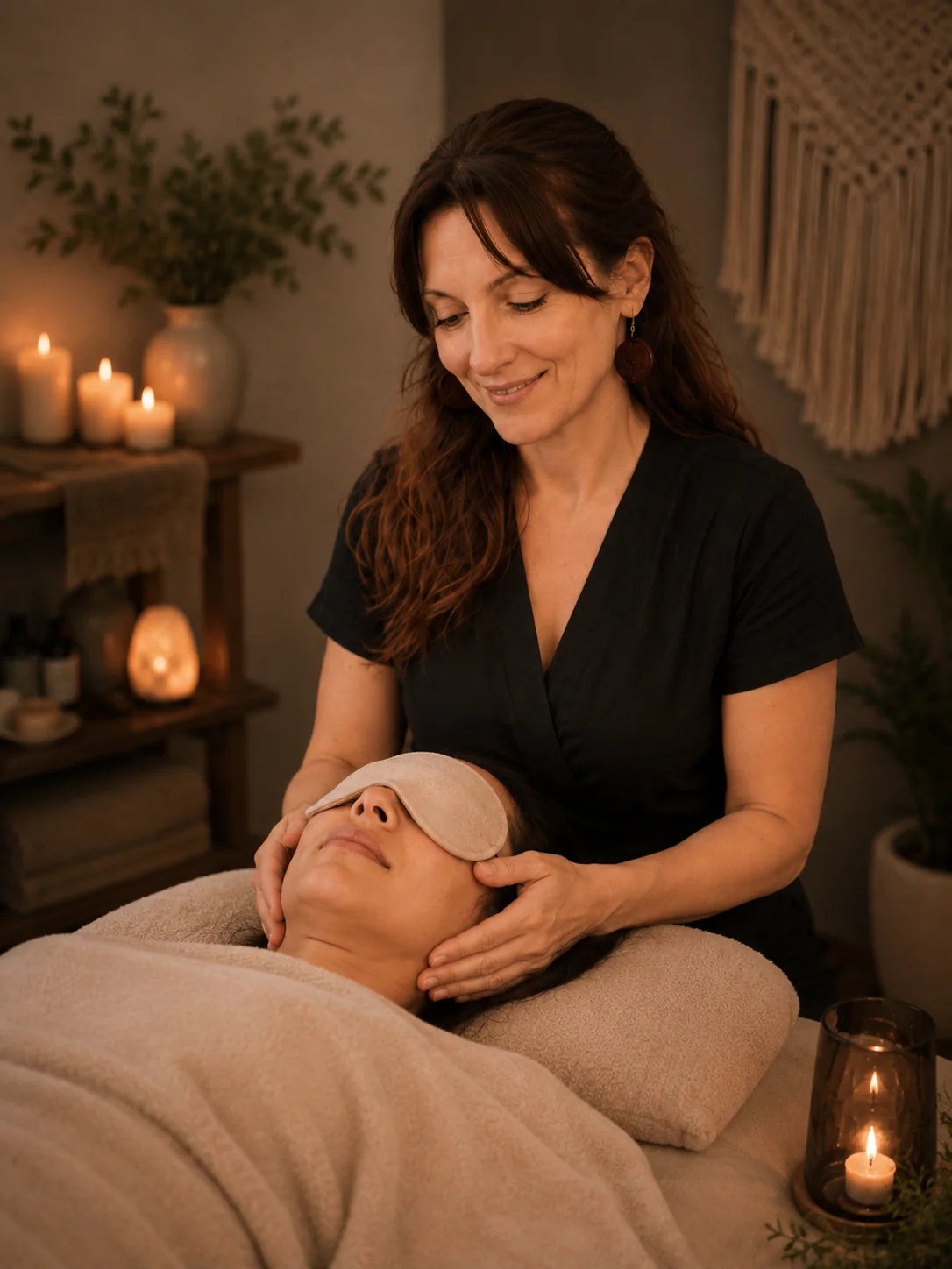 Gentle holistic and therapeutic relaxation massage